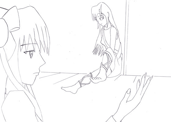 手前:黒野さん 奥:真理さん(クリックでちょっと拡大)