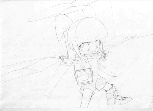 描き直し線画(ピコ)